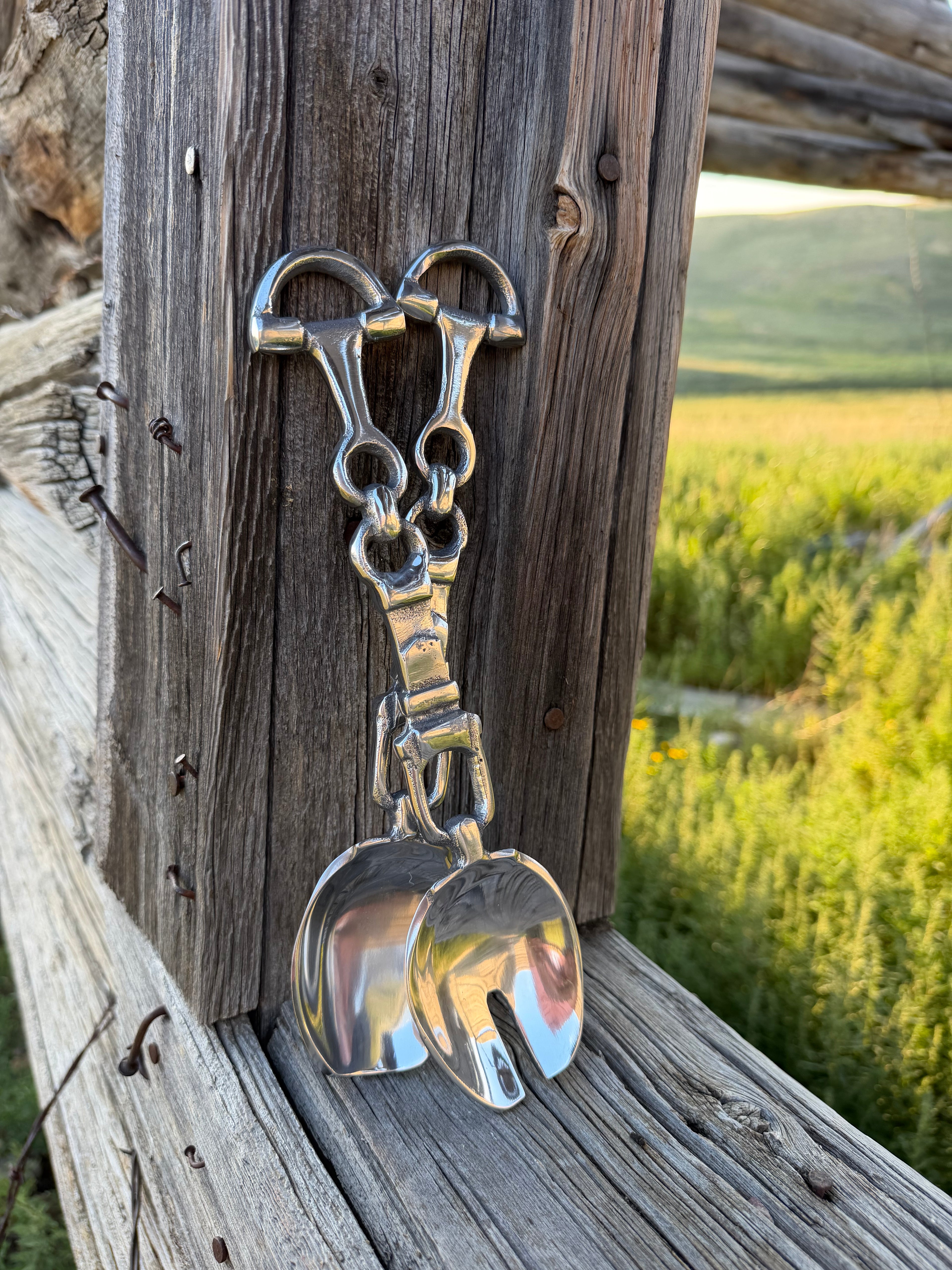 Sawtooth Serving Spoons